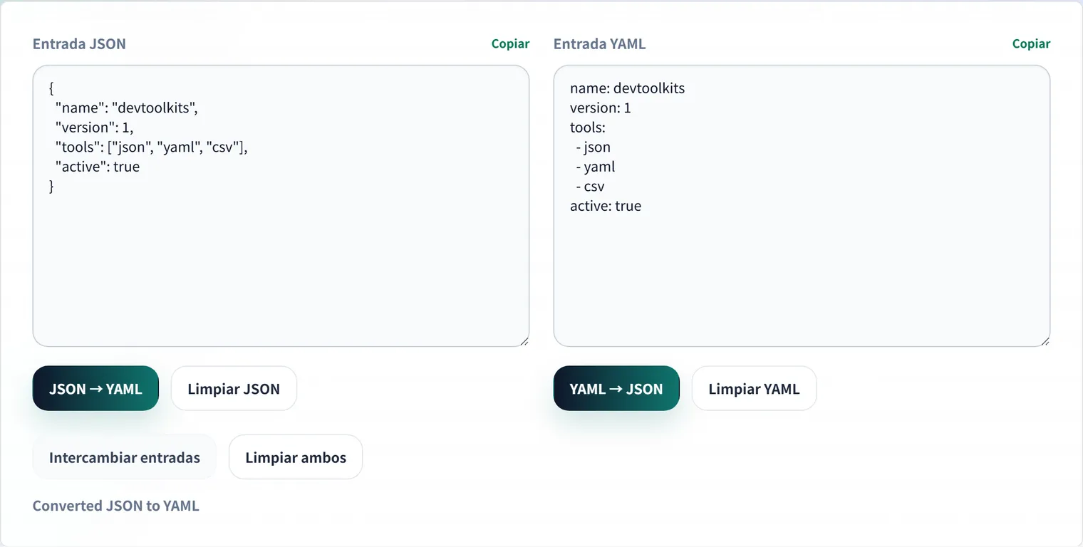 JSON vs. YAML: Eligiendo el formato adecuado y cómo convertir