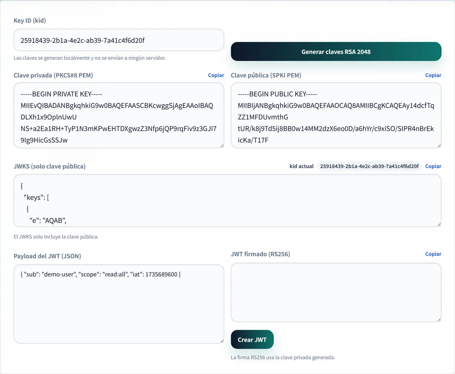 ¿Qué es JWKS (JSON Web Key Set)?